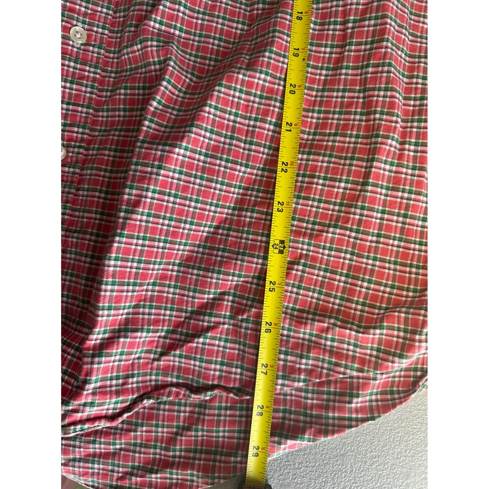 Ralph Lauren Custom Fit Plaid Long Sleeve Button Down‎ Shirt Men's XL - Picture 5 of 5